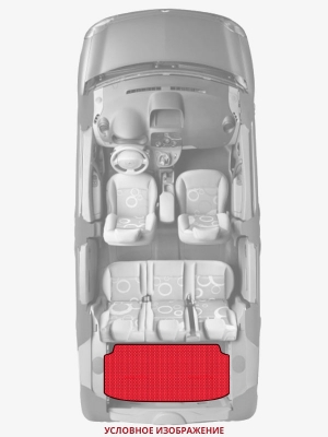 ЭВА коврики «Queen Lux» багажник для Audi A5 Sportback (2G)